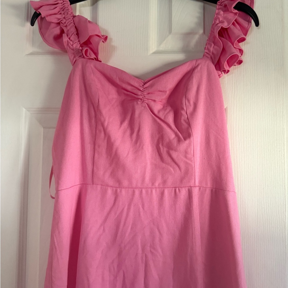 Francesca's Collections Pink Mini Dress